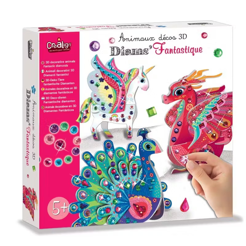 Set creativ animale fantastice 3D diamante Crealign